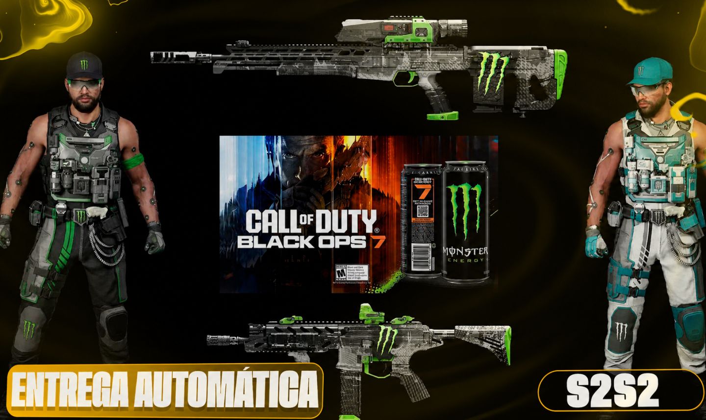 Call of Duty BLACK OPS 7 WARFARE 3/2 BURGUER KING MONSTER [ENTREGA AUTOMÁTICA]