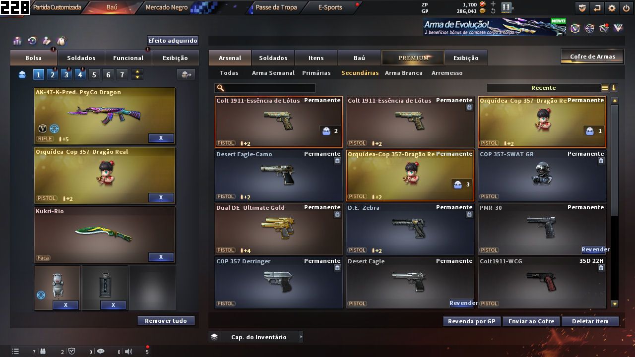 CONTA BARRINHA CROSSFIRE MUITO BOA PARA JOGAR RANQUEADA COD FX5