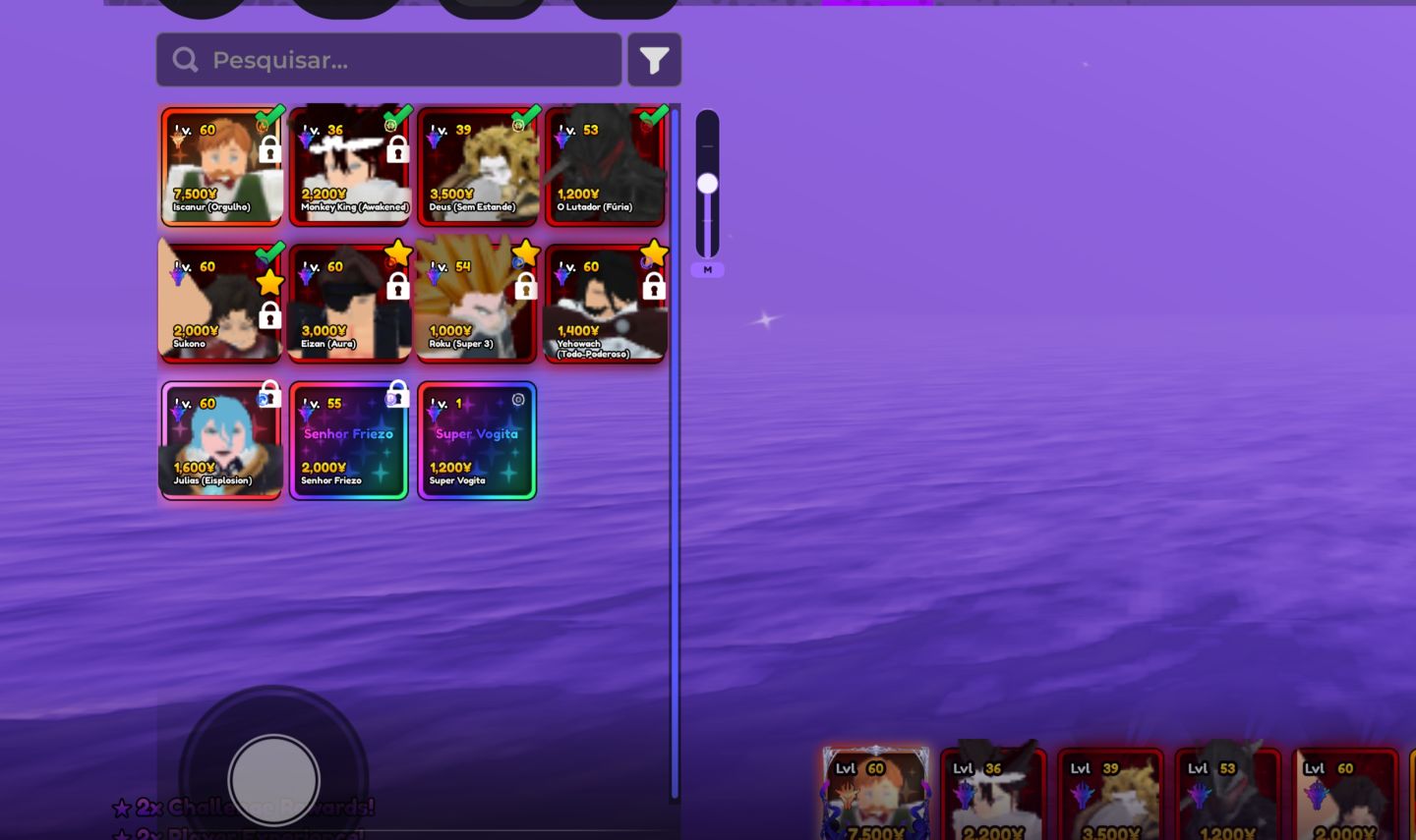 Conta anime vanguard com 11 monarcas + 3995 rr