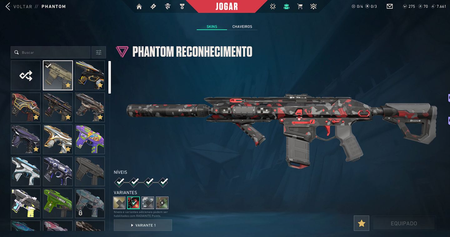CONTA VALORANT ASCENDENTE 1 | SKINS PREMIUM + FACA VARIADAS + 3.300 investidos