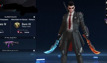 CONTA BLOODSTRIKE AGENTE ZERO/SKIN DE FACA/SKINS ULTRAS/VETERANA