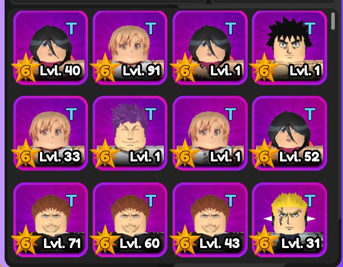 PERSONAGENS ALL STAR TOWER DEFENSE ASTD (PREÇO NEGOCIÁVEL)