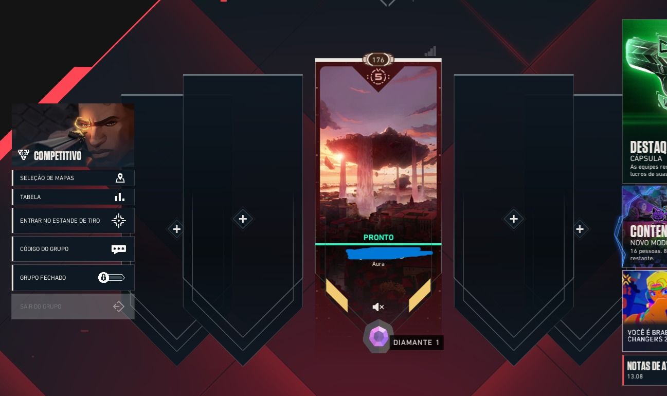 Conta de valorant com 990 Reais gastos rank Diamant 1 com mt skins