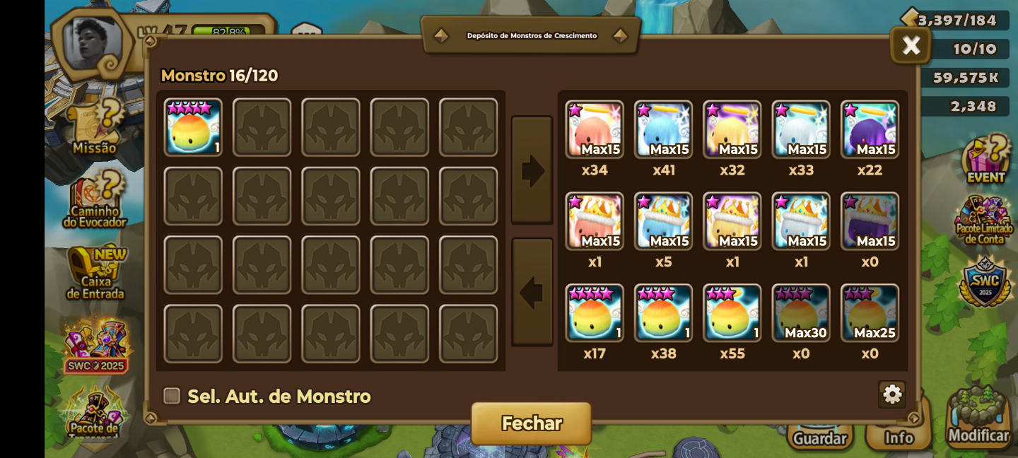Conta iniciante Summoners war 2 NAT LD Son Zhang Lao + Ghurkha