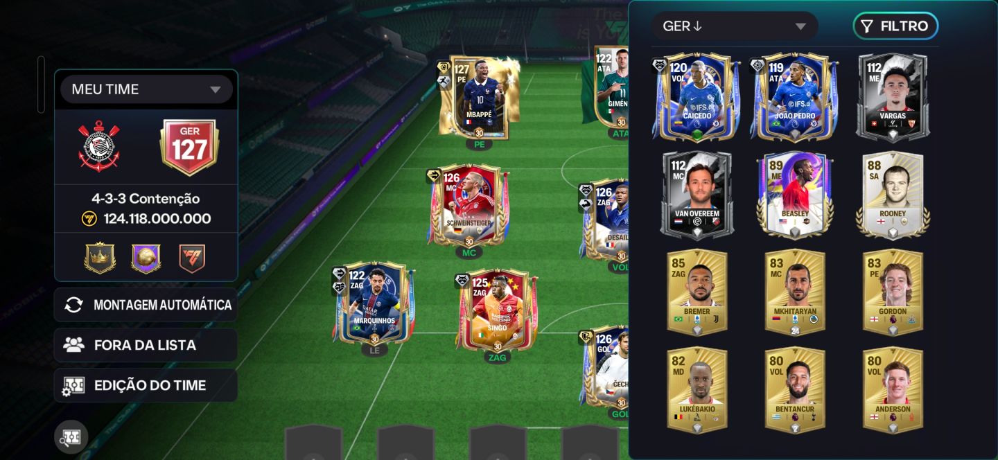 Conta braba de fc mobile ger 128