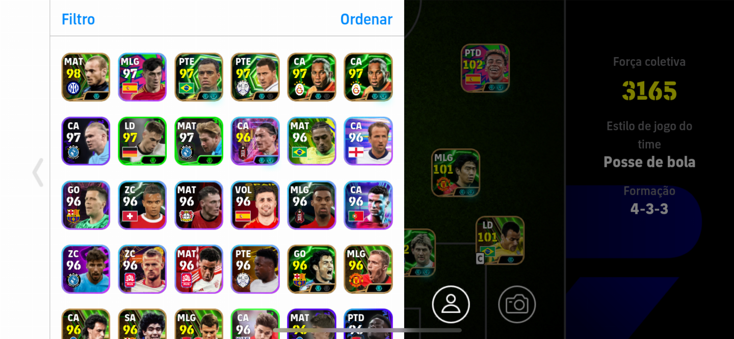 CONTA EFOOTBALL FORÇA 3165