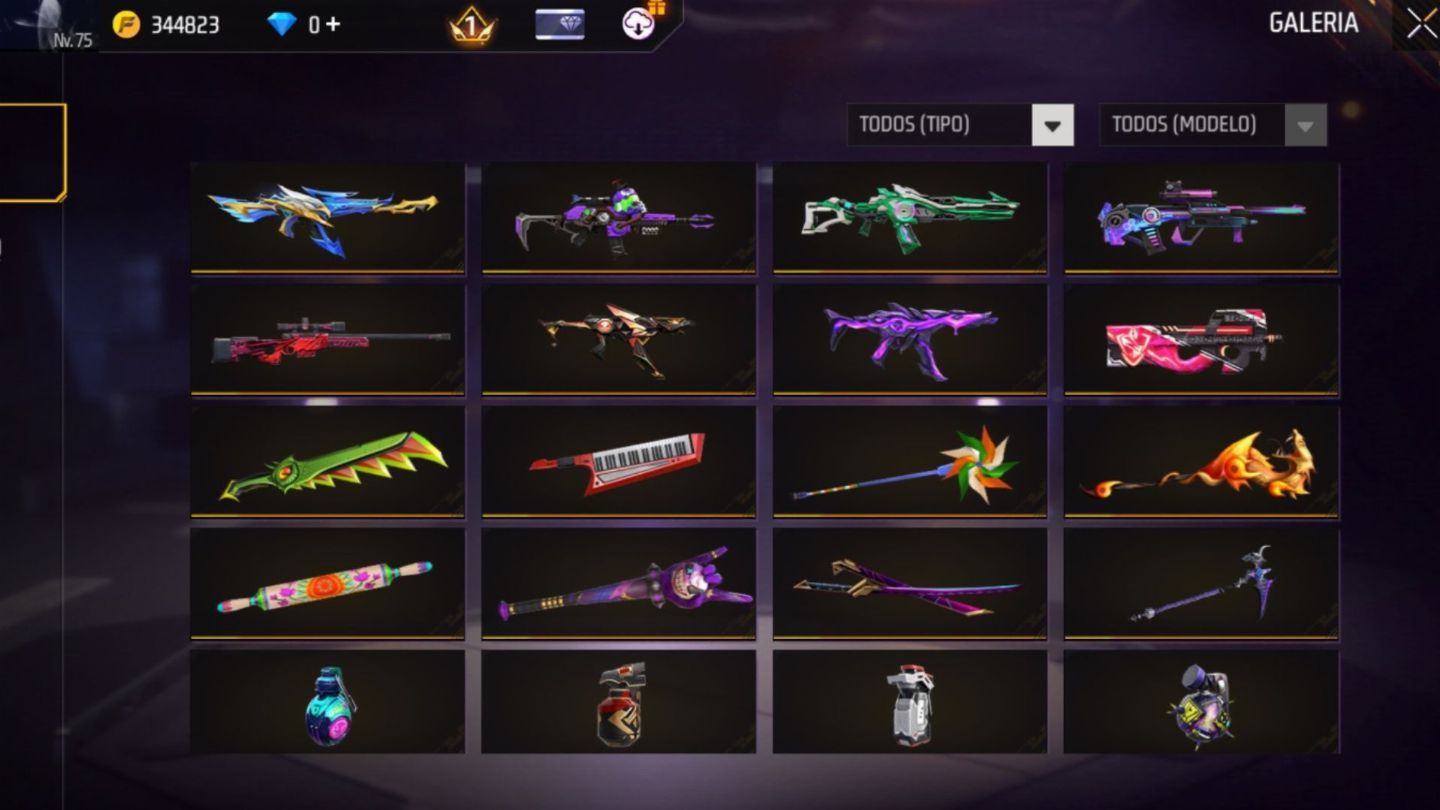 Conta de Free Fire para venda, interessados chamar no chat.