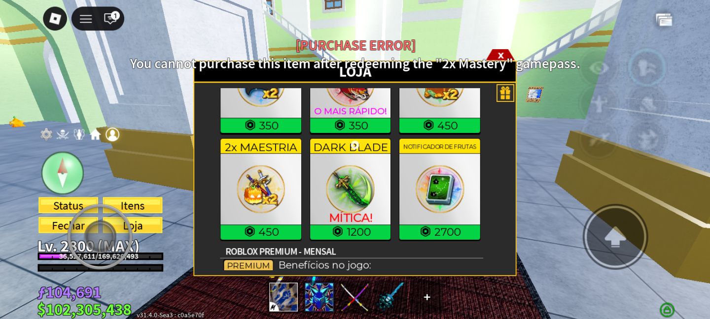 CONTA DE ROBLOX RARA, VÁRIOS JOGOS COMO BLOX FRUITS, VBL, 99 NIGHTS E MUITO MAIS