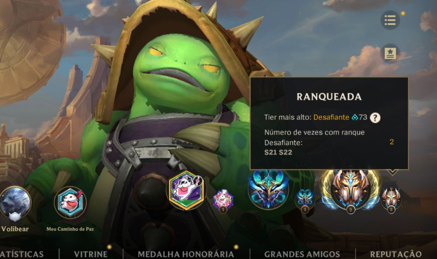 CONTA DE WILD RIFT DESAFIANTE COM SKINS LIMITADAS ELO MONARCA