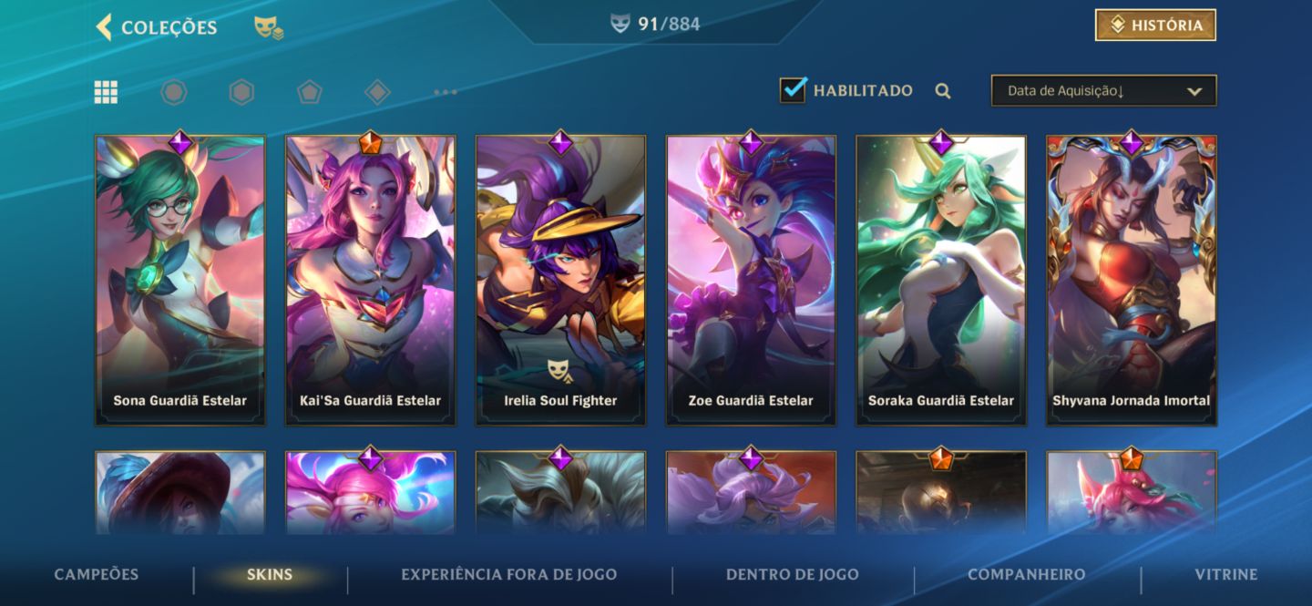 CONTA LOL A VENDA COM CROMAS E SKINS RARAS