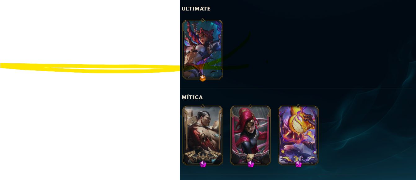 CONTA DE LOL D4, 2 TEMPORADA MESTRE, VÀRIAS SKIN (1 ULTIMATE).