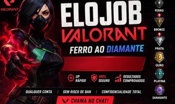ELOJOB VALORANT SUBA DE RANK RÁPIDO E COM SEGURANÇA!
