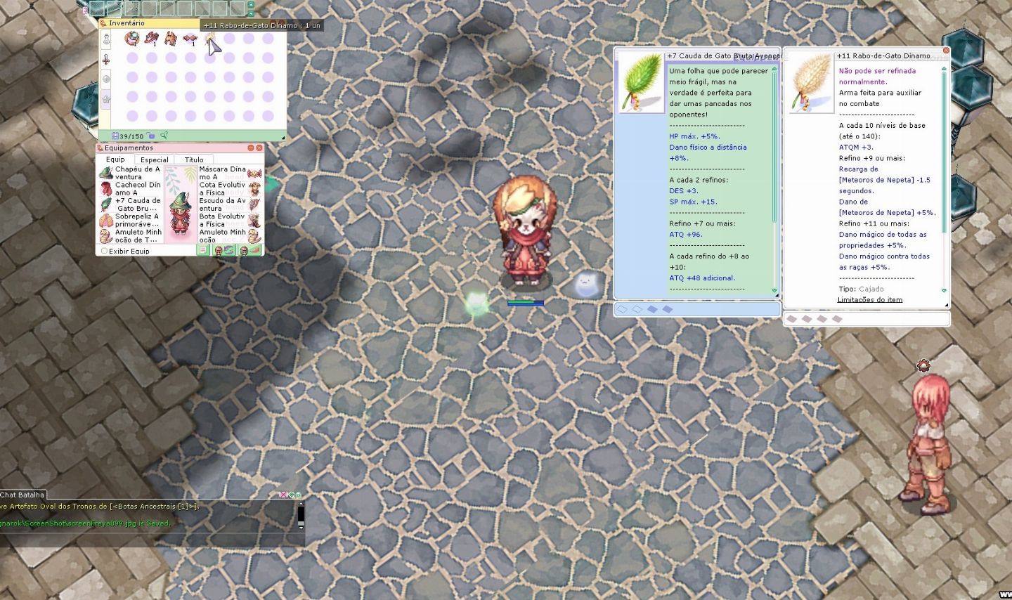 CONTA RAGNAROK LATAM, FREYA, DORAM (GATO) LV 157+CX EVOLUTIVA + FULL CONSUMÍV.