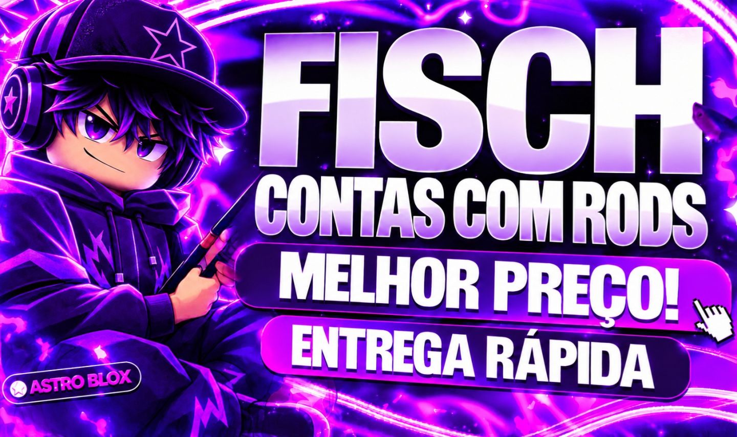 FISCH - CONTAS COM RODS ALEATÓRIAS / CASH / ITENS E MAIS! ENTREGA RÁPIDA!