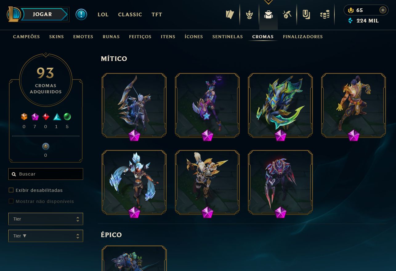 [HANDLEVEL] 1.900 SKINS+2014+LINHA TRUE DAMAGE/HEARTSTEEL NOVA+[DADOS FULL