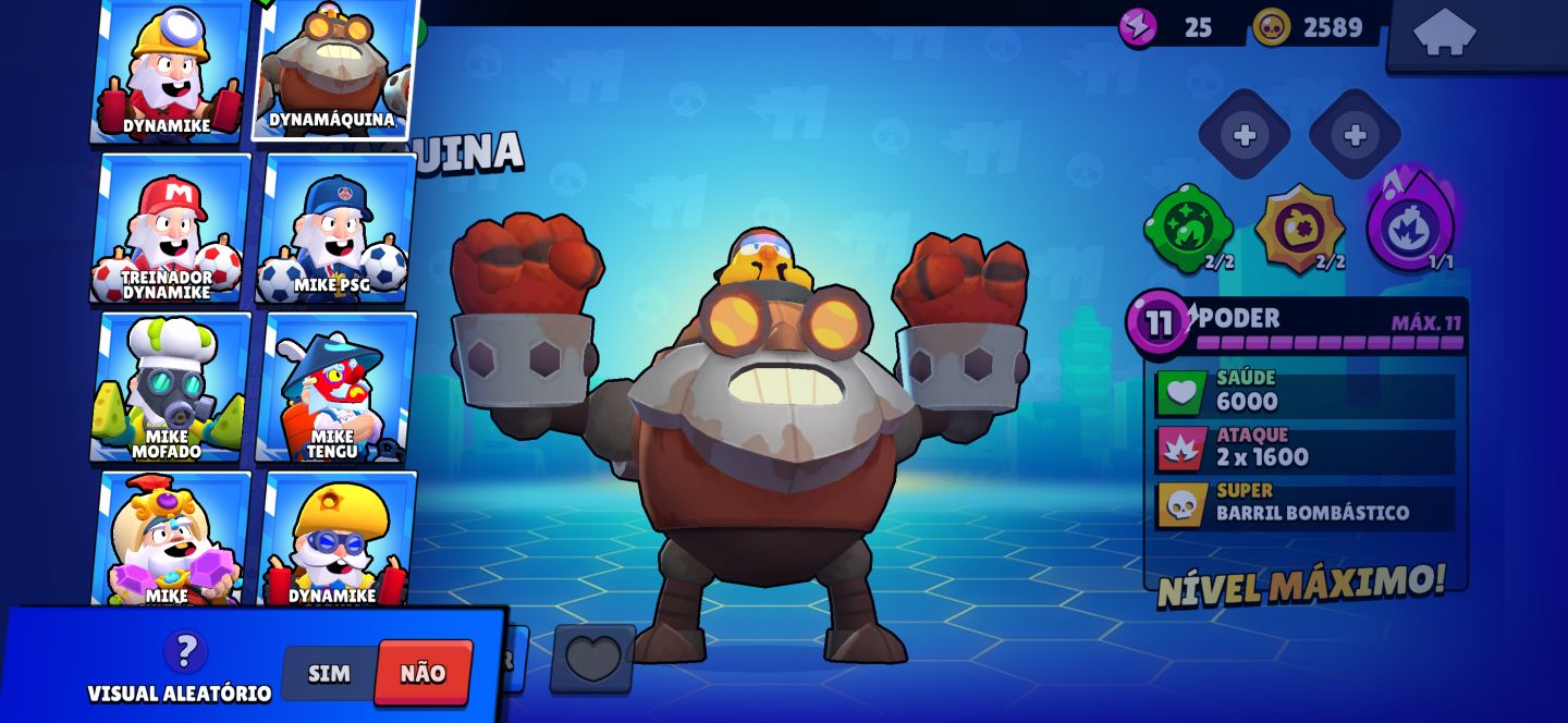 Conta Brawl Stars, Shelly estelar, 40+ hypercargas, 107 brawlers, 60k+ troféus!