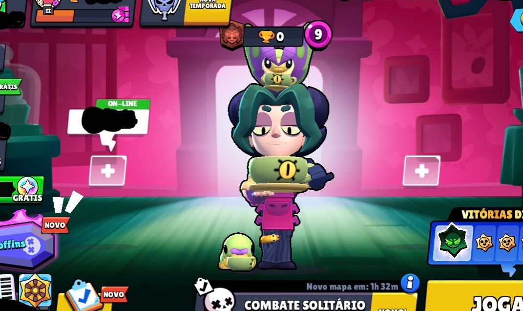 Conta Brawl Stars Gemada 85K + CV 14 CLASH OF CLANS