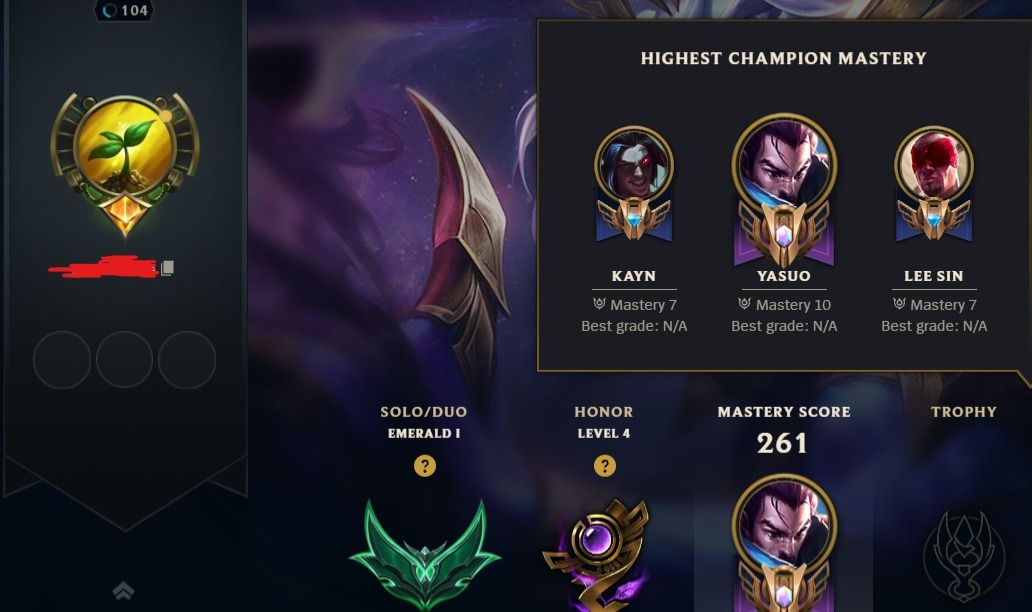 Conta Esmeralda 1 - 64 skins - 41 mil E.A - maestria com yasuo