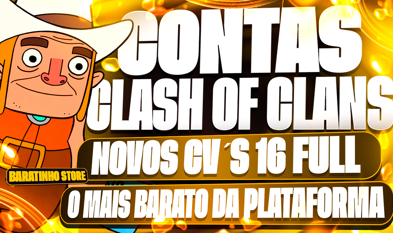 EM OFERTA!! - CLASH OF CLANS CONTAS COM OS MAIORES LVL DE CC & CV FULLS