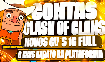 EM OFERTA!! - CLASH OF CLANS CONTAS COM OS MAIORES LVL DE CC & CV FULLS