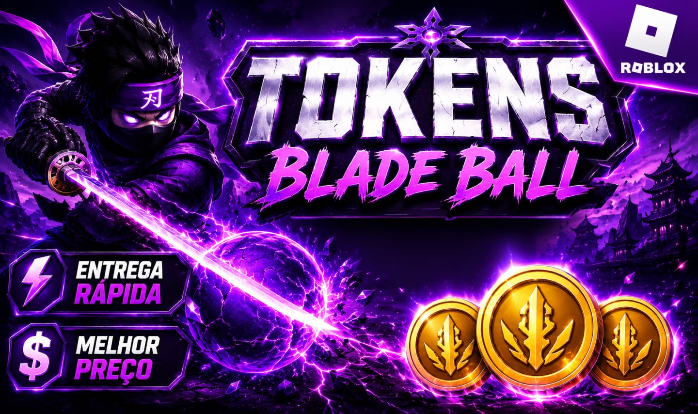 [MENOR PREÇO GGMAX] 50% OFF TOKENS BLADE BALL ROBLOX