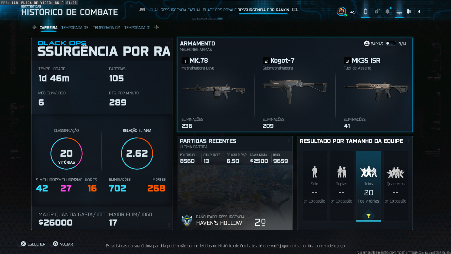 CONTA TOP TIER: IRIDESCENTE | PRESTÍGIO 5 | ITENS EXCLUSIVOS DE EVENTO