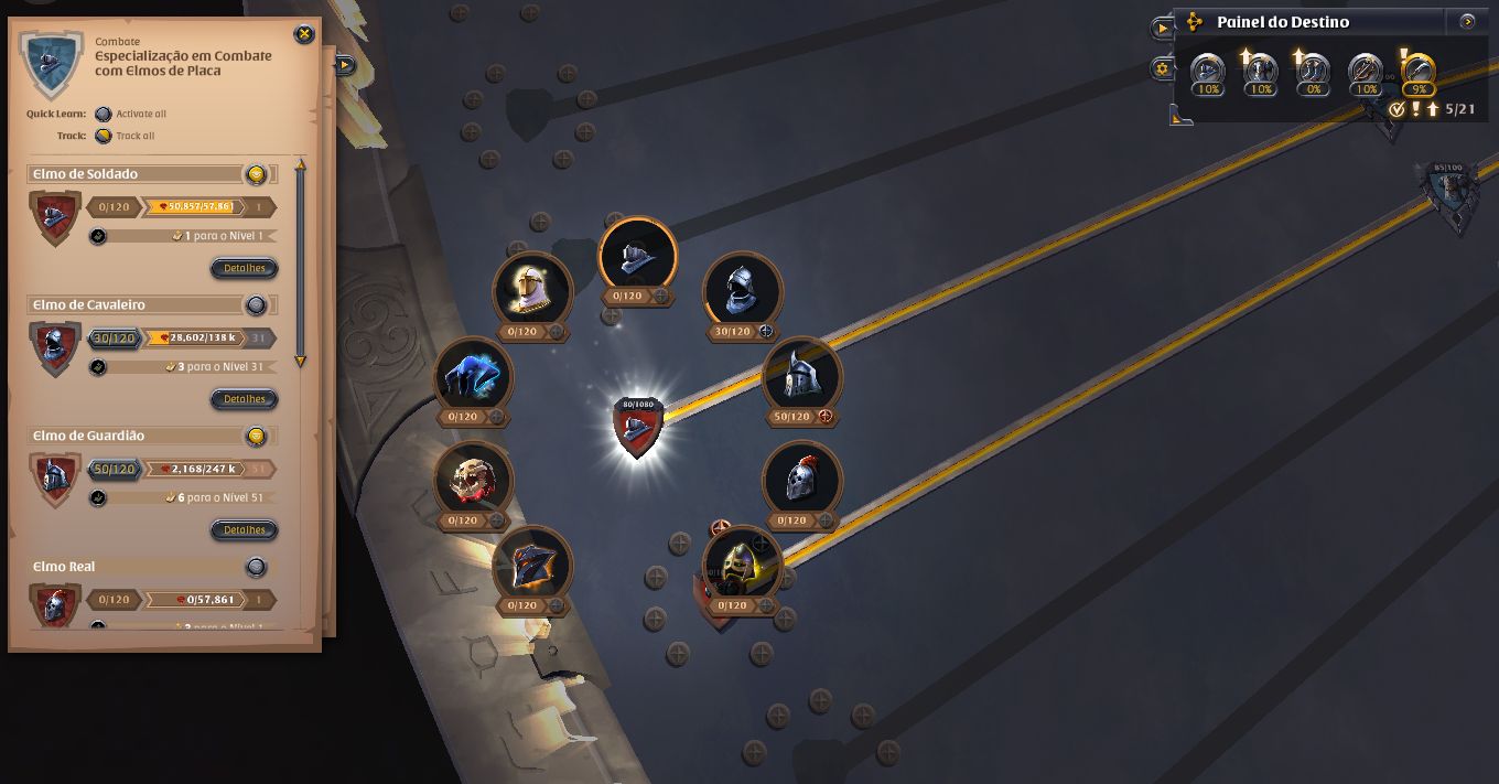 CONTA ALBION ONLINE SPEC EM ARCO E COLETA DE PELEGO T4, MINERIO T4 E FIBRA T4