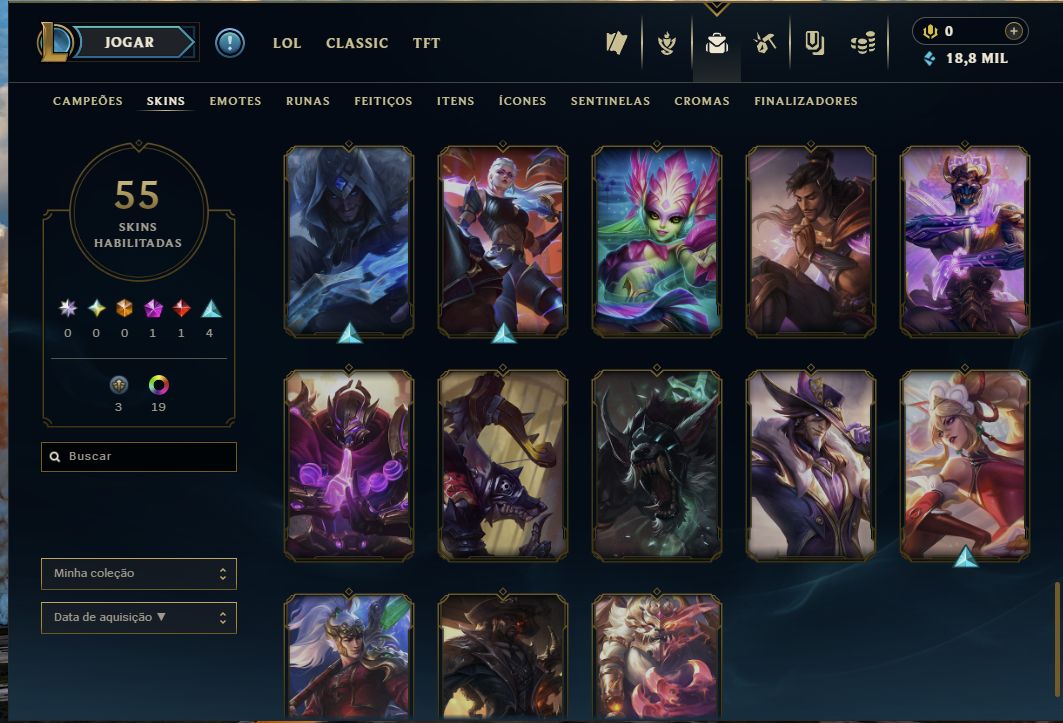 CONTA LEAGUE OF LEGENDS | NÍVEL 89 | VOLIBEAR DRAGÃO DA DUALIDADE PRESTÍGIO
