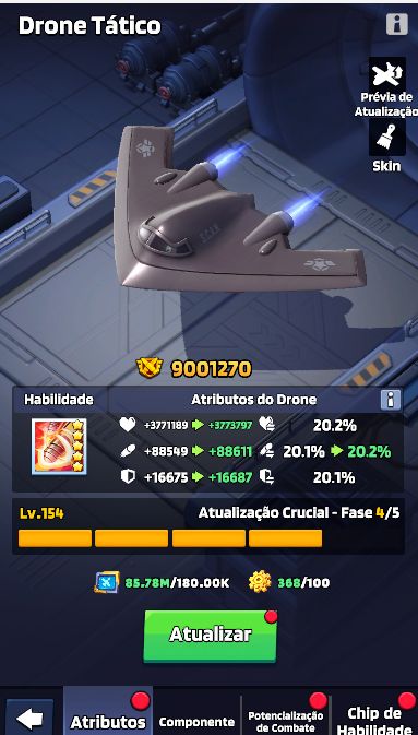 PROMOÇÃO - JOGO LAST WAR, +230M Poder, Base 34 - 44M, 34, 32, servidor 1556