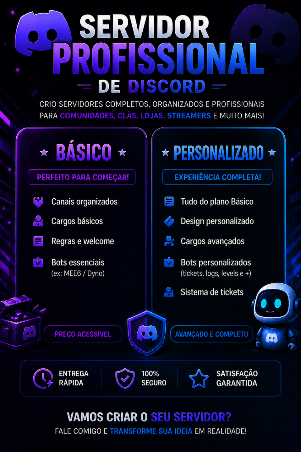 Servidores de Discord Profissional