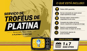 PLAYSTATION | Serviço de Troféus de Platina