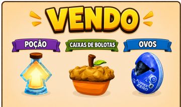 Venda de Ovos, Poções e Caixas de Bolota Adopt Me!