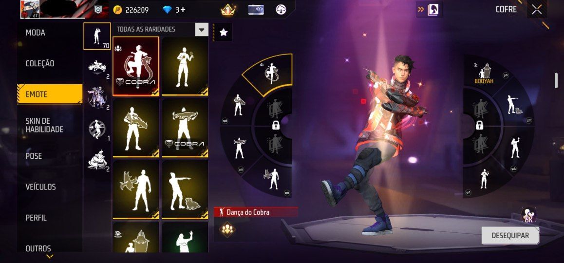 Conta prime 6 Gemada mais de 500 peitorais 6 armas evo e + de 25 passes parceria