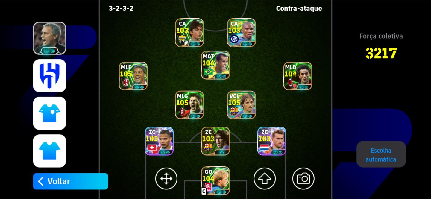 CONTA EFOOTBALL MOBILE ELENCO FORTE MUITOS EPICOS 3220 FORCA COLETIVA SEGURA FA!
