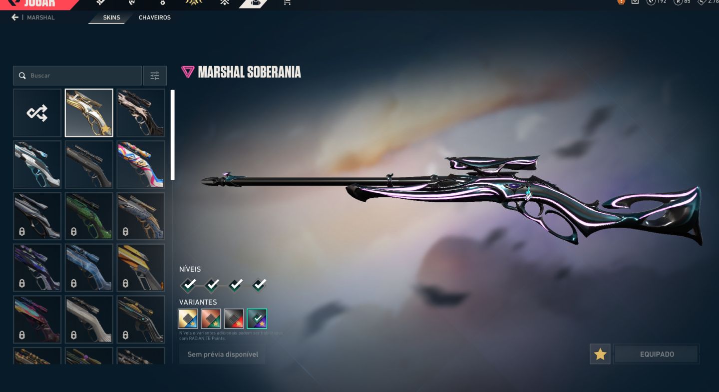 Conta Valorant ascendente 3 com 5 facas e varias outras skins de armas