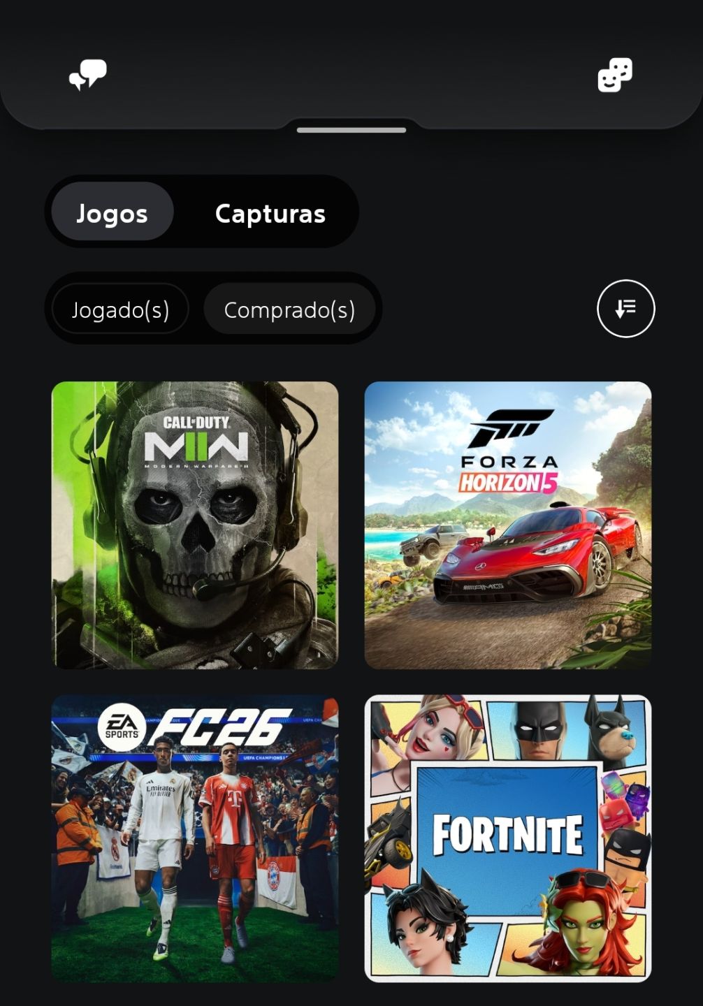 CONTA PS5 PRIMÁRIA | EA FC + COD MW2 + FORZA HORIZON 5 |