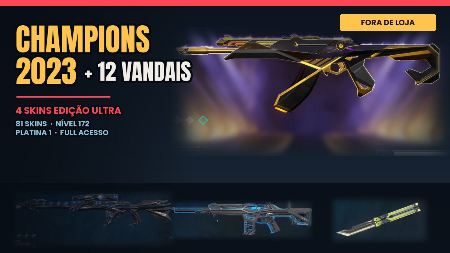 CHAMPIONS 2023 + OPERATOR ANCIFOGO | 4 ULTRAS | 12 VANDAIS | RGX | FULL ACESSO