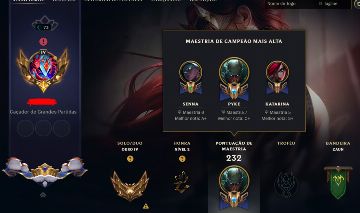 Conta GOLD IV lol