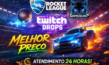 ROCKET LEAGUE - TWITCH DROPS - 29+ ITENS/RODAS/SKINS/CARROS [melhor preço]