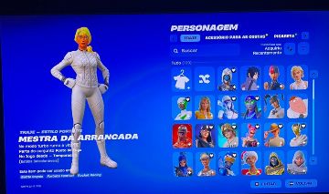 Conta de fortnite com mais de 100 skins full acesso