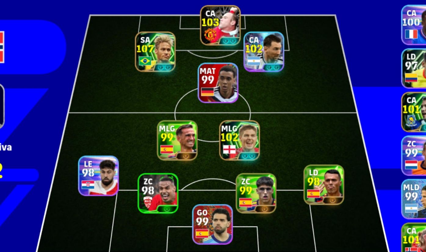 Conta de efotball promissora Com Neymar 107