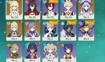CONTA NOVA PARA INICIANTE COM KEQING C1 E JEAN C1 CNT 10 LIST 2
