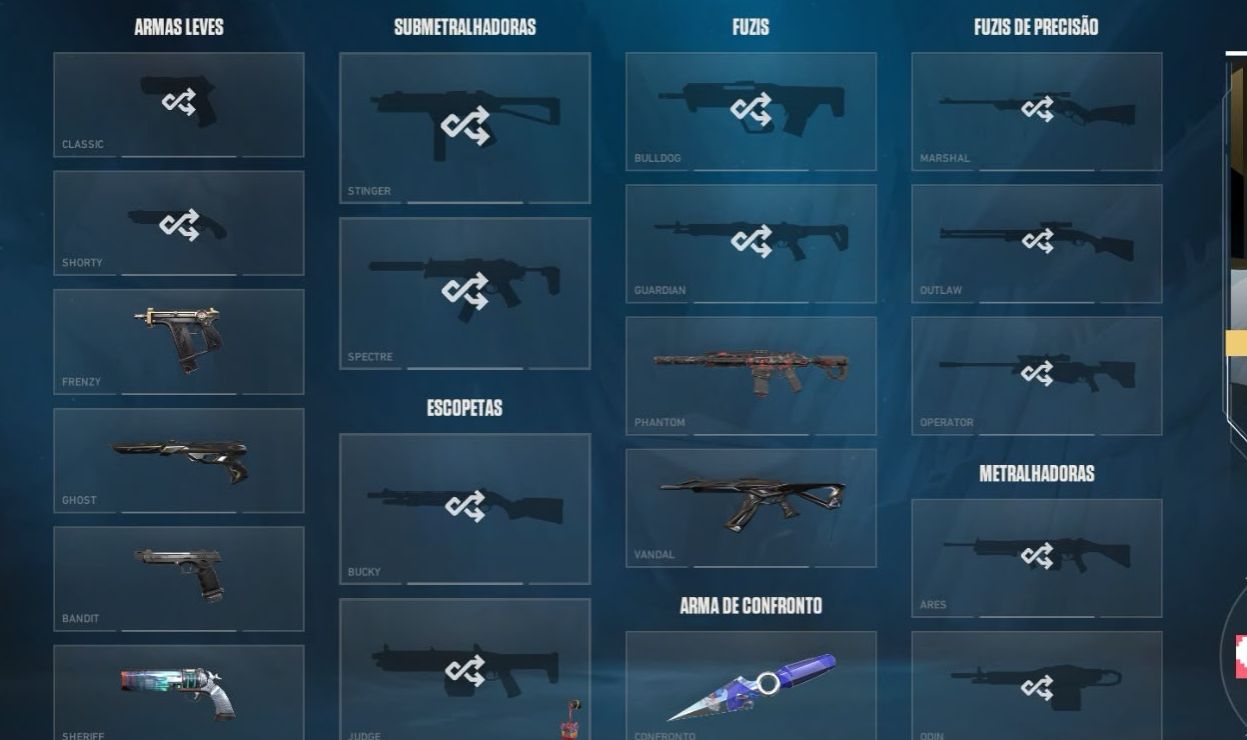 CONTA DE VALORANT FULL ACESSO COM MUITAS SKINS !!