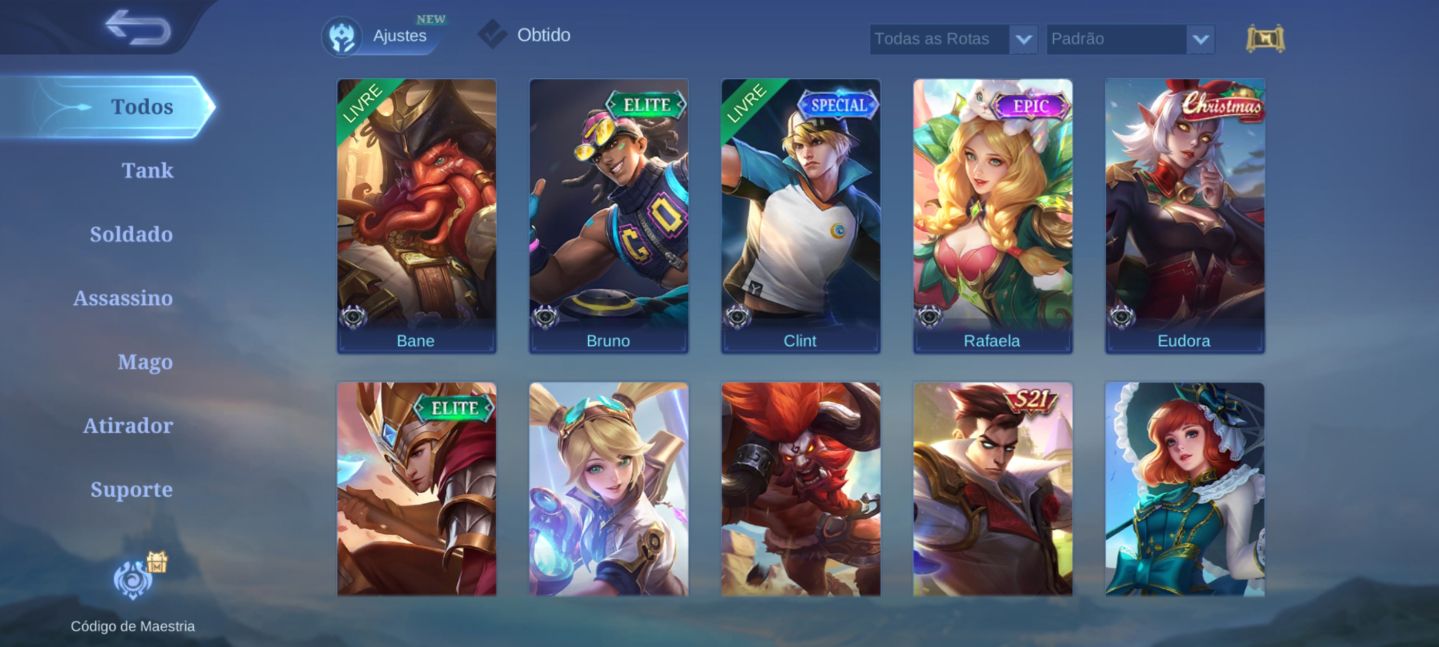 CONTA MLBB FA | 78 SKINS | NATALIA COLLECTOR | TIGREAL LIGHTBORN | 63 HERÓIS