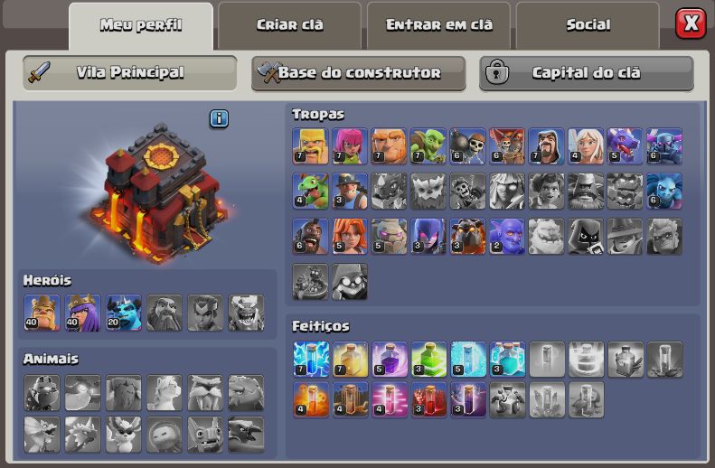 CONTA CLASH OF CLANS TOP À VENDA | CONTA FORTE + PRONTA PARA JOGAR