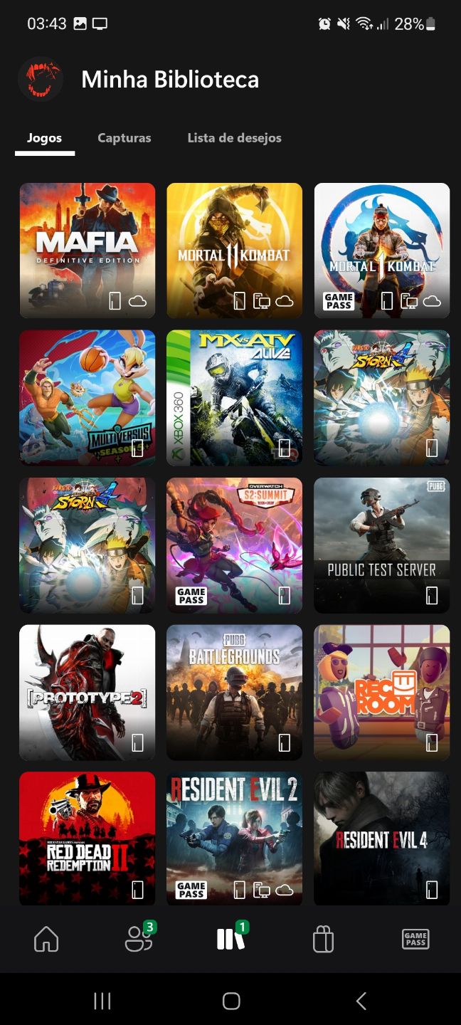 Conta xbox top com vários jogos comprados