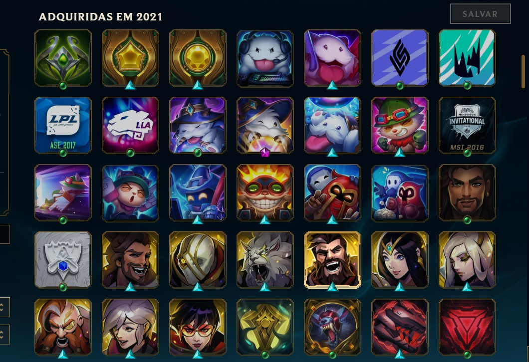 League of legends account mais de ( 160) skins 3 reembolsos mmr platina