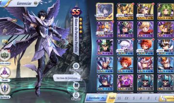 A150 Alone do Paraiso Perdido / Mu de armadura divina/ outros / 200+ gemas