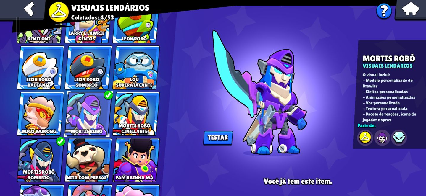 Conta da supercell gemada SKINS MUITO RARAS