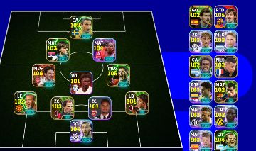 Conta de efootbal top 3207 de força